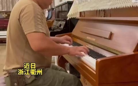 智力缺陷搬運工不懈努力，成為鋼琴調音師